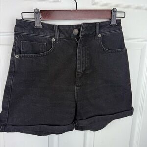 ASOS Black High Waist Shorts